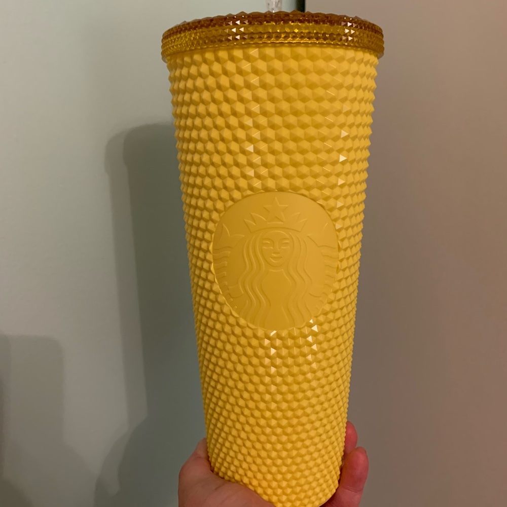Starbucks Venti Studded Electric Yellow 2021 Taiwan Release